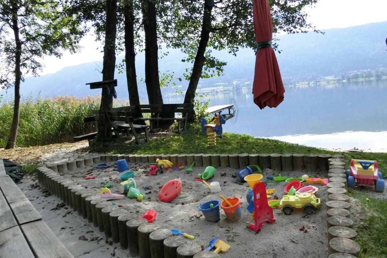 Maren Seeblick Appartement Haus Haensel&Gretel Direkt Am Ossiacher See Mit Hallenbad Stiegl エクステリア 写真