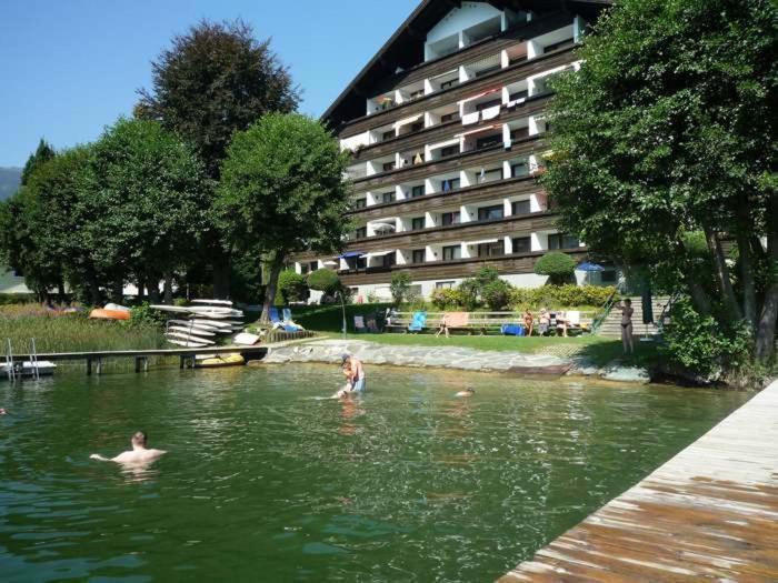 Maren Seeblick Appartement Haus Haensel&Gretel Direkt Am Ossiacher See Mit Hallenbad Stiegl エクステリア 写真