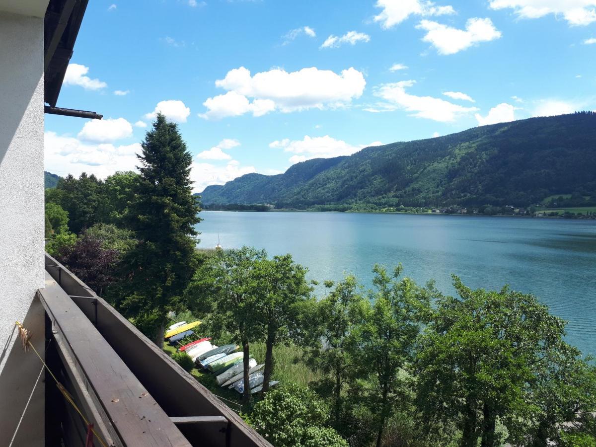 Maren Seeblick Appartement Haus Haensel&Gretel Direkt Am Ossiacher See Mit Hallenbad Stiegl エクステリア 写真