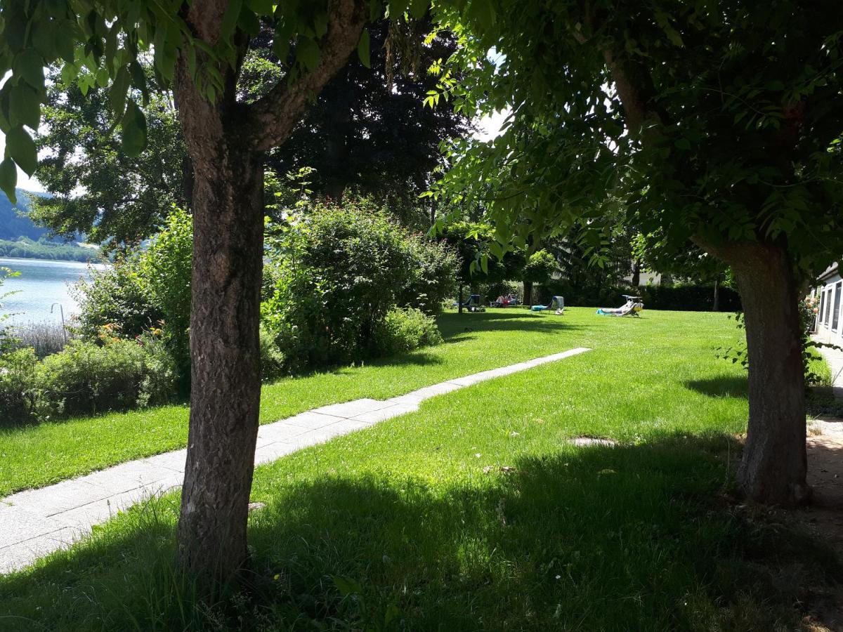 Maren Seeblick Appartement Haus Haensel&Gretel Direkt Am Ossiacher See Mit Hallenbad Stiegl エクステリア 写真