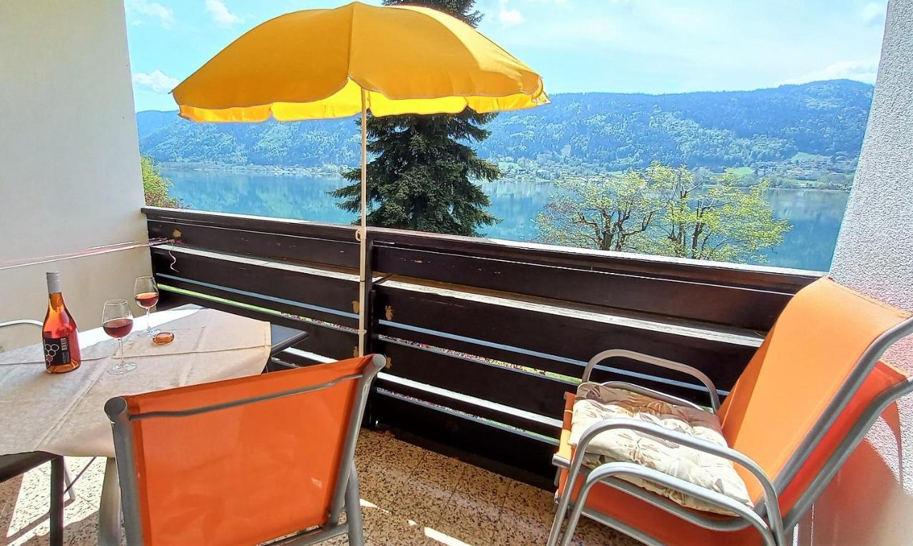 Maren Seeblick Appartement Haus Haensel&Gretel Direkt Am Ossiacher See Mit Hallenbad Stiegl エクステリア 写真