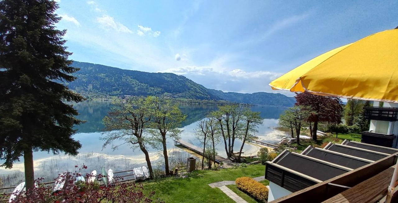 Maren Seeblick Appartement Haus Haensel&Gretel Direkt Am Ossiacher See Mit Hallenbad Stiegl エクステリア 写真