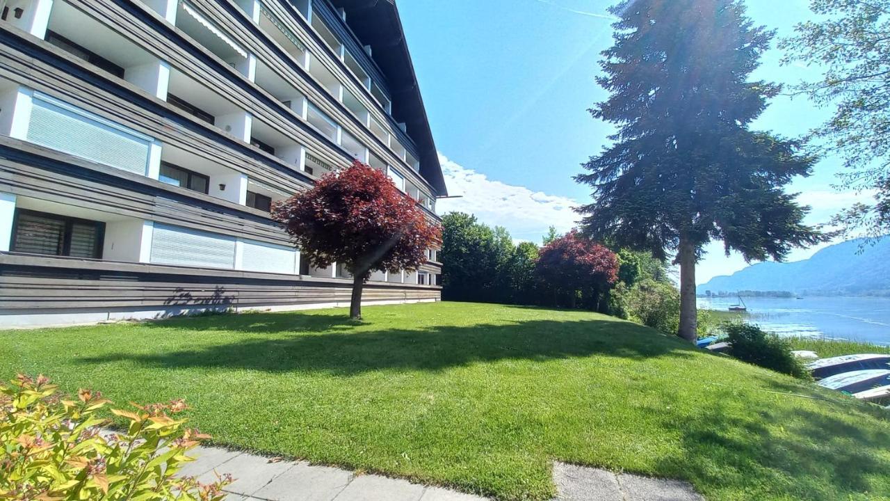 Maren Seeblick Appartement Haus Haensel&Gretel Direkt Am Ossiacher See Mit Hallenbad Stiegl エクステリア 写真