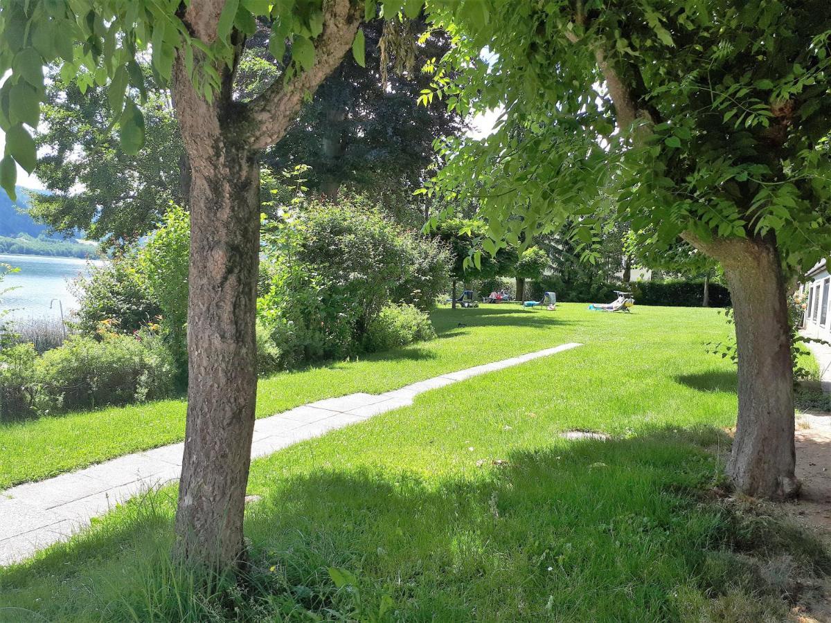 Maren Seeblick Appartement Haus Haensel&Gretel Direkt Am Ossiacher See Mit Hallenbad Stiegl エクステリア 写真
